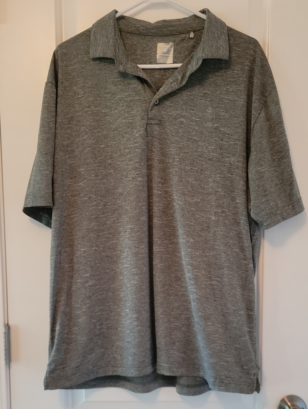 Callaway Men's Heather Grey Polo Size XL